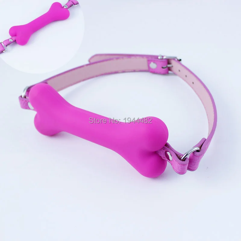 Силиконовая кость для собак кляп рта силиконовый шарик собака раб рот штекер