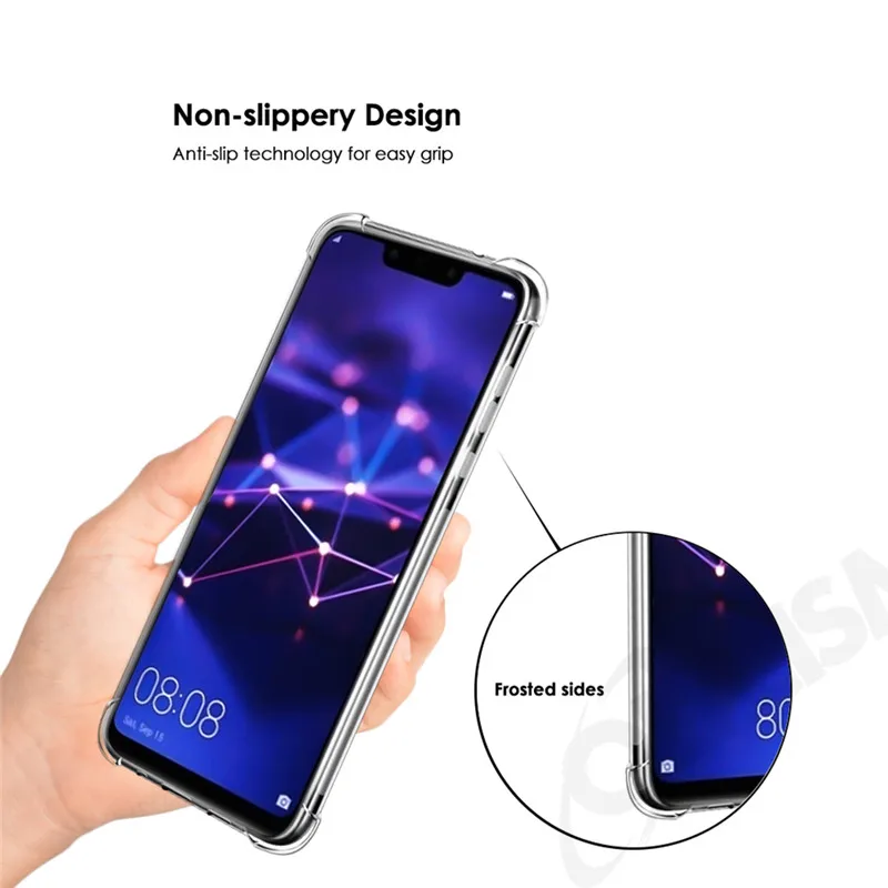 OlycismFor huawei Коврики 20 Lite Maimang 7 ультра-тонкий прозрачный тонкий силиконовый мягкой