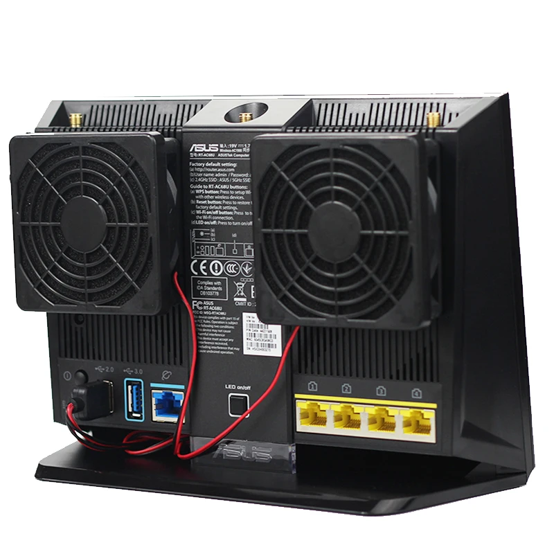 Для Asus Ac68u/86u EX6200 Tenda AC15 7 см вентилятор охлаждения, радиатор USB5V silent пыли вентилятор охлаждения