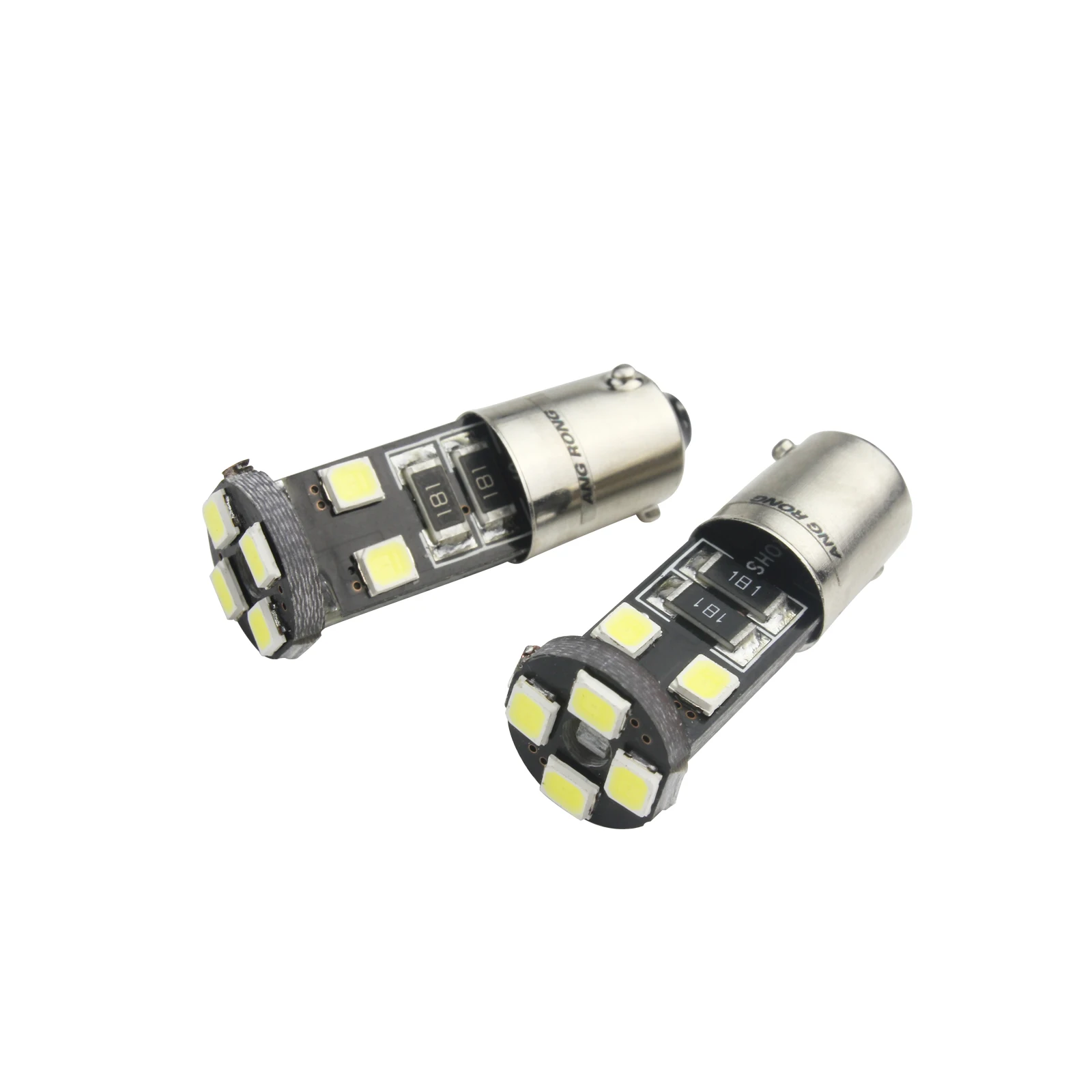 ANGRONG 2X BAX9s H6W лампа 8 SMD LED SideLight стояночный задний фонарь белый Canbus для