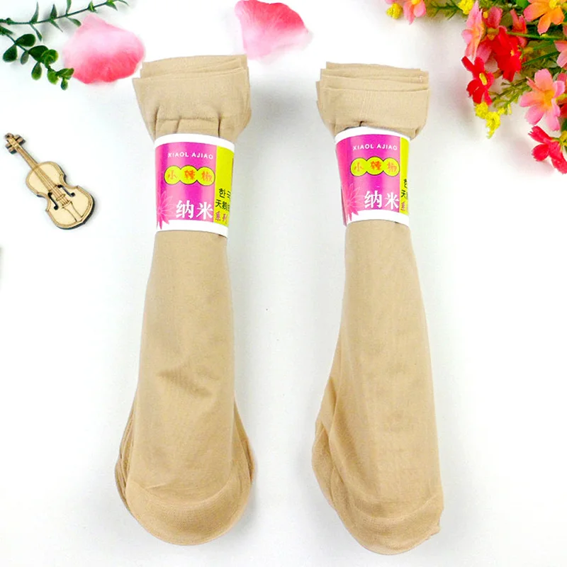 10 парт/лот женские носки летние тонкие шелковые прозрачные бархатные короткие