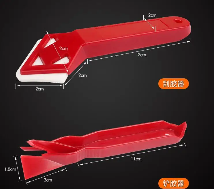 Hot Sale 2 Pieces / set Mini Handmade Tools Scraper Utility Practical Floor Cleaner Tile Surface Glue Residual Shovel | Обустройство