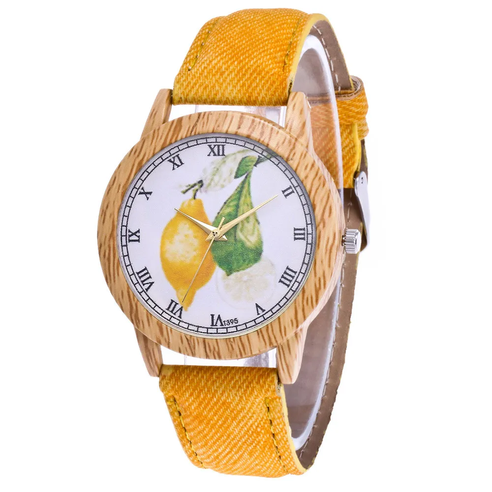 Новые брендовые модные милые Harajuku Lemon Mini женские детские часы желе спортивные для