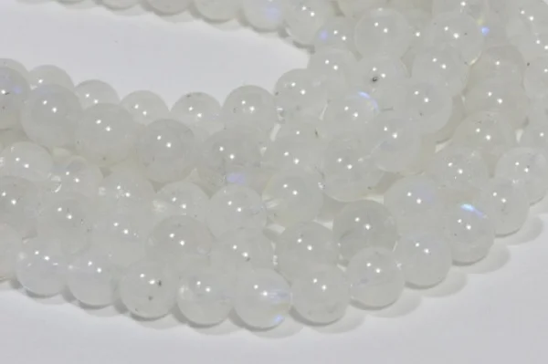 

Charming 6mm Round white Moonston Beads Approx