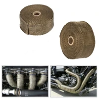 hot exhaust pipe header heat wrap resistant downpipe stainless steel ties for motorcycle accessories car exhaust repair