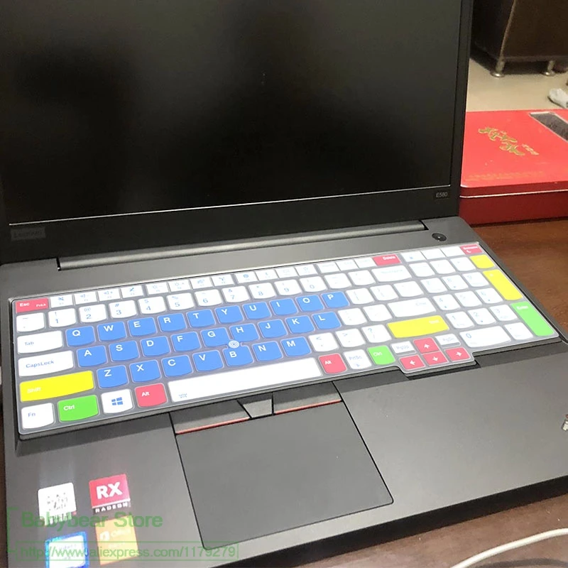 Силиконовый защитный чехол для клавиатуры ноутбука Lenovo ThinkPad E15 T590 E590 E580 T580 P52 P51s P52s