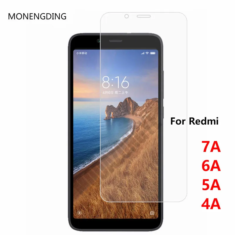 Защитное закаленное стекло 2.5D для Xiaomi Redmi 7A 6A Защитная пленка 5A 4A red mi 7a 6a