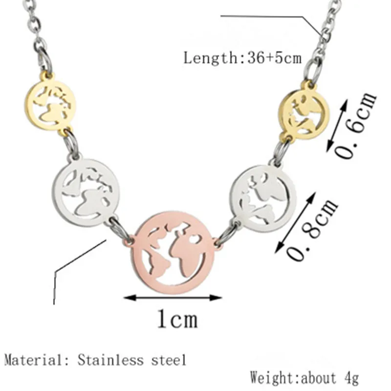 Женское колье из нержавеющей стали в Корейском стиле