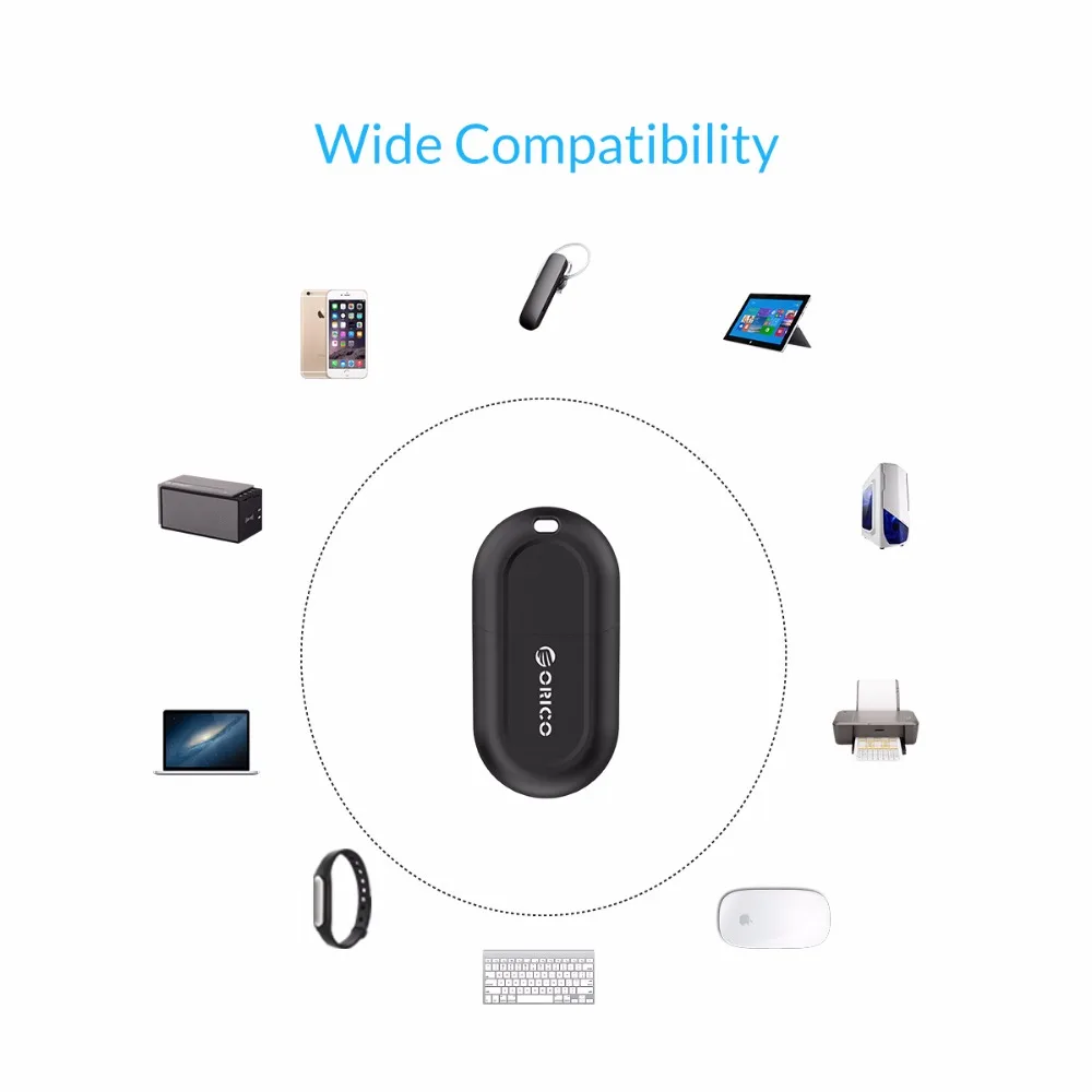 Мини USB Bluetooth 4 0 адаптер ORICO для ноутбука настольного ПК подходит IOS и Windows с