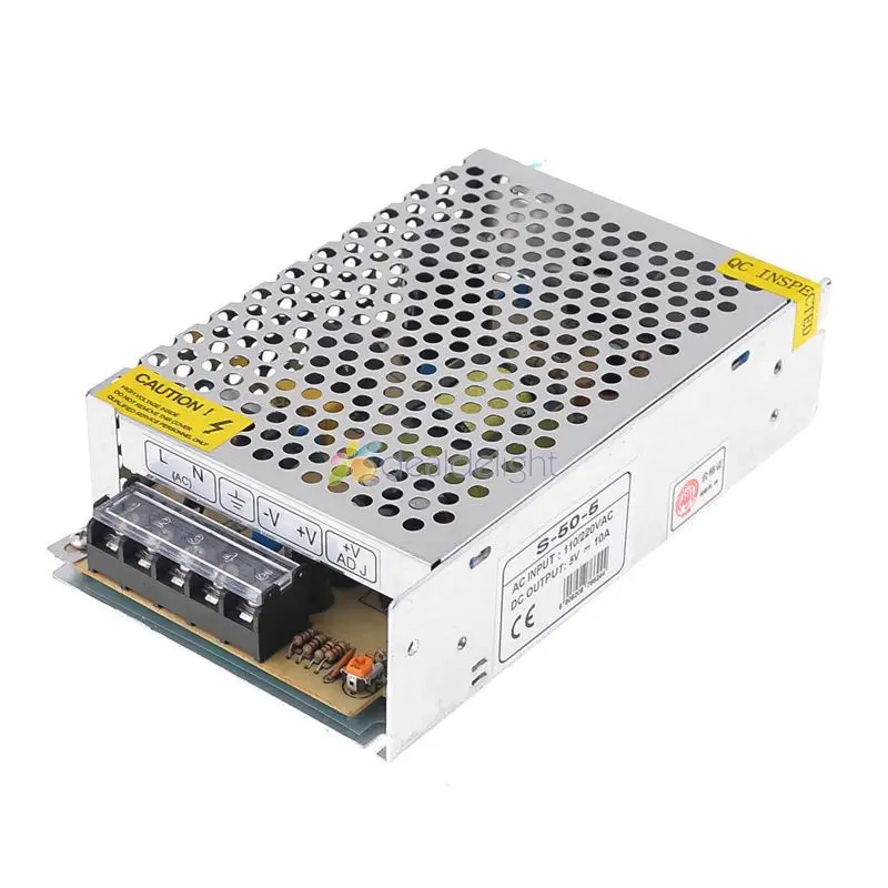 DC5V 10A 50 Вт регулируемый выключатель питания трансформатор напряжение комбинезон