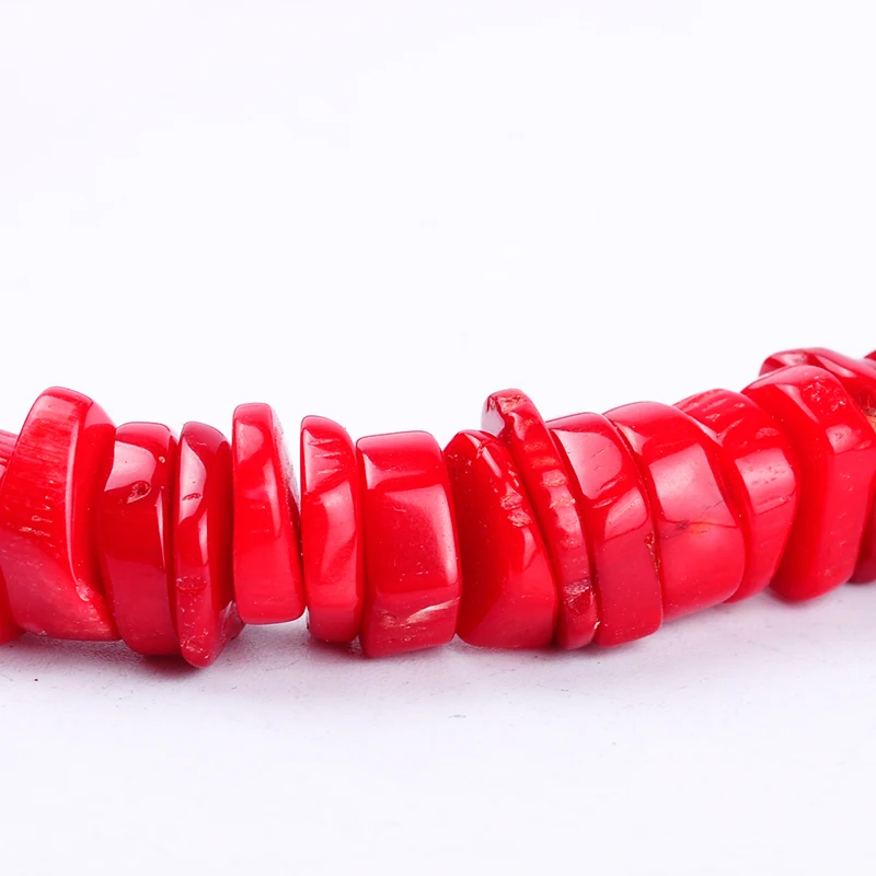 1 упак./лот высокое качество нестандартные круглые красные коралловые бусины