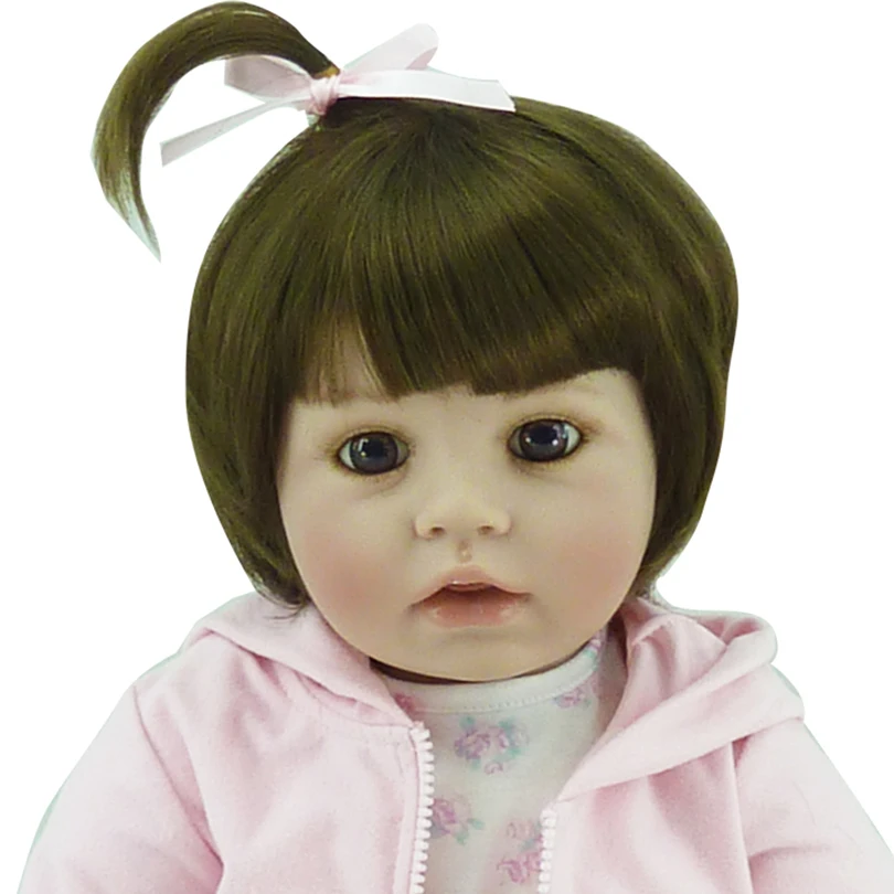 2017 хлопковая Кукла Reborn милые модные силиконовые куклы для новорожденных подарок
