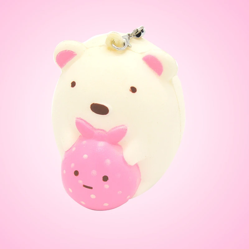 Squishy Медведь PU Ультра мягкий эластичный Squeeze Игрушка антистресс гаджет