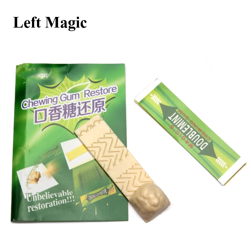 Жевательная резинка Восстановление Magic волшебный трюк Новинка Gag Иллюзия ментализма карты игрушка легко сделать забавные гаджеты