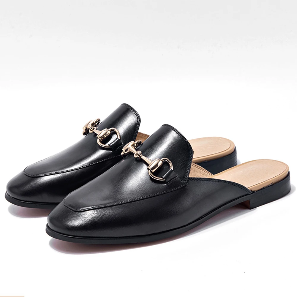 2020 Бесплатная доставка Модные женские мюли из натуральной кожи Женская обувь с