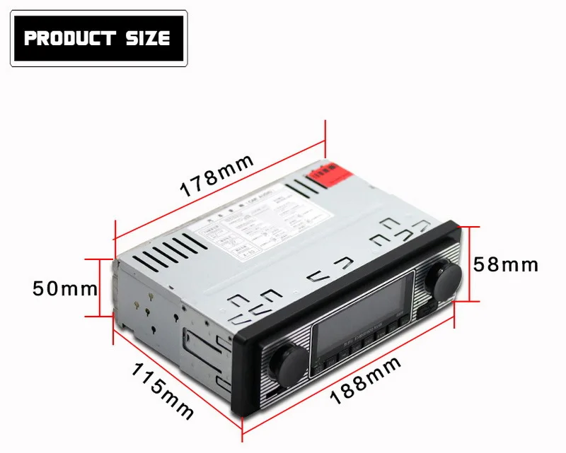 Автомобильный MP3 плеер AUX USB громкой связи Bluetooth гарнитура для одновременное
