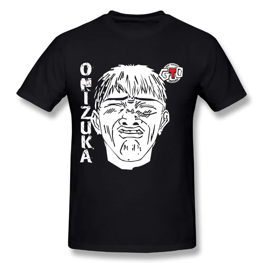 Черный Awesome Man Great Teacher Onizuka аниме футболка на заказ Повседневная для мужчин стильная футболка - Цвет: Черный