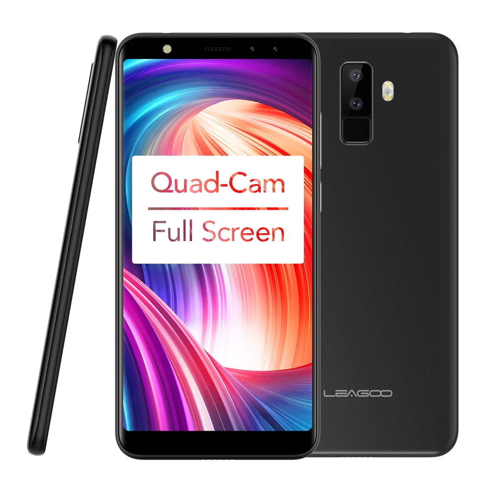 LEAGOO M9 mt6580a четыре ядра сотовый телефон 5 дюймов Android 7 0 18:9 полный Экран смартфон 2 ГБ