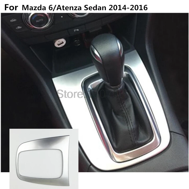 Для Mazda 6/Atenza седан 2014 2015 2016 автомобиля ABS хромированный центральной консоли