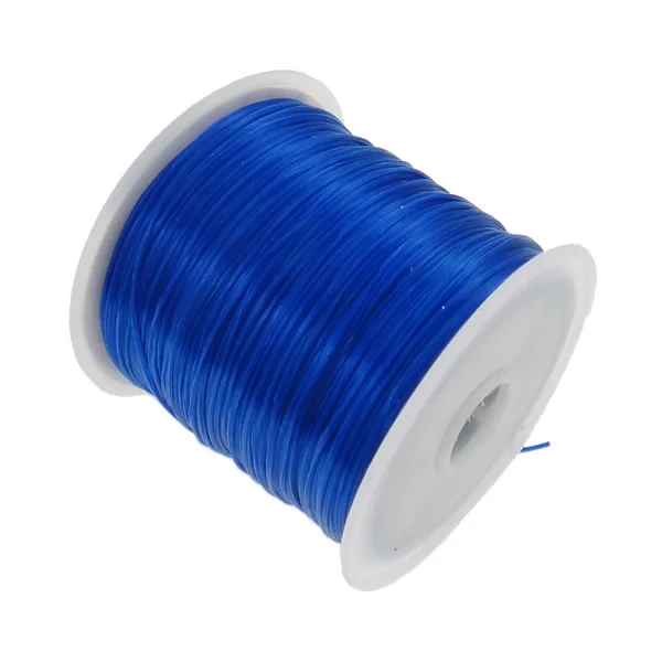 Горячая 70 м/катушка белый эластичный шнур с кристаллами для изготовления