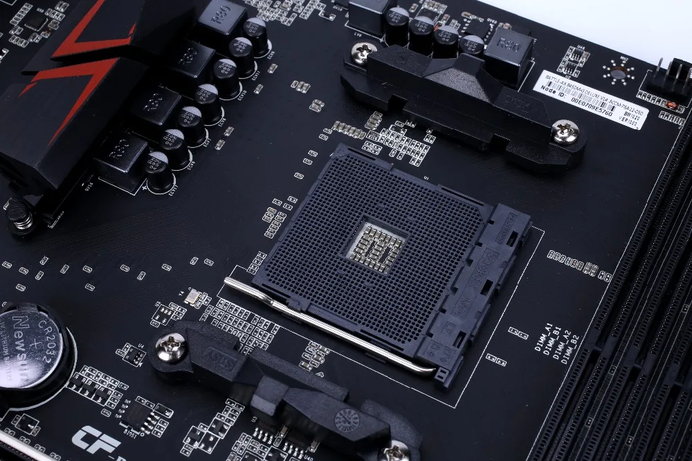 Цветная материнская плата AM4 DDR4 VGA DVI HDMI B450
