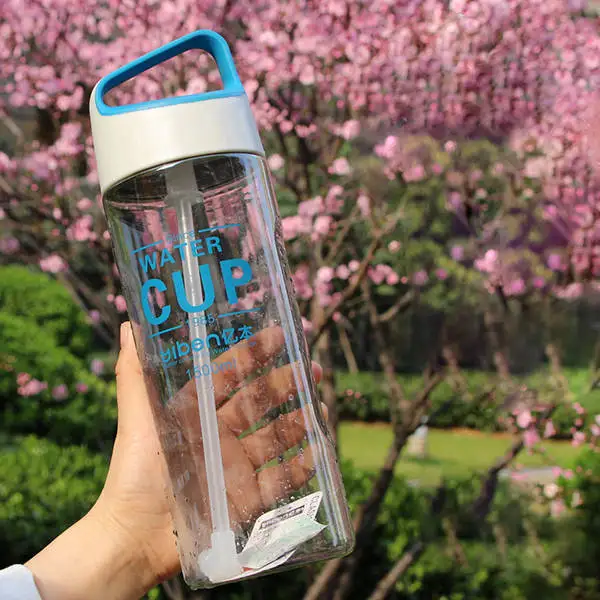 CUP 1500ml Blue2 XYKIY, 1000 мл, 1500 мл, 2000 мл, Спортивная бутылка для воды, высокое качество, для путешествий, пеших прогулок, портативные бутылки для кемпинга, бутылка для воды, мужская мода - Цвет: CUP 1500ml Blue2