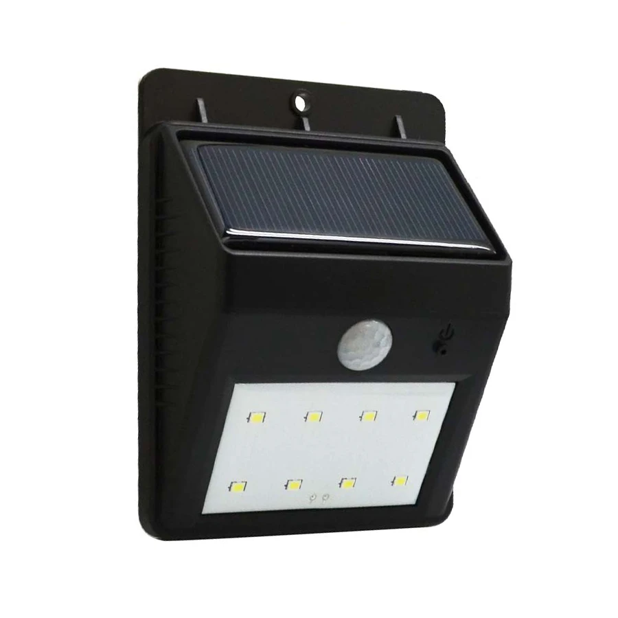 1pc 8LED Solar Lamp 40 светодиодный светильник на солнечных батареях 3 режима движения PIR сенсор Солнечный настенный светильник Открытый водонепроницаемый сад двор огни безопасности - Испускаемый цвет: 1pc 8LED Solar Lamp