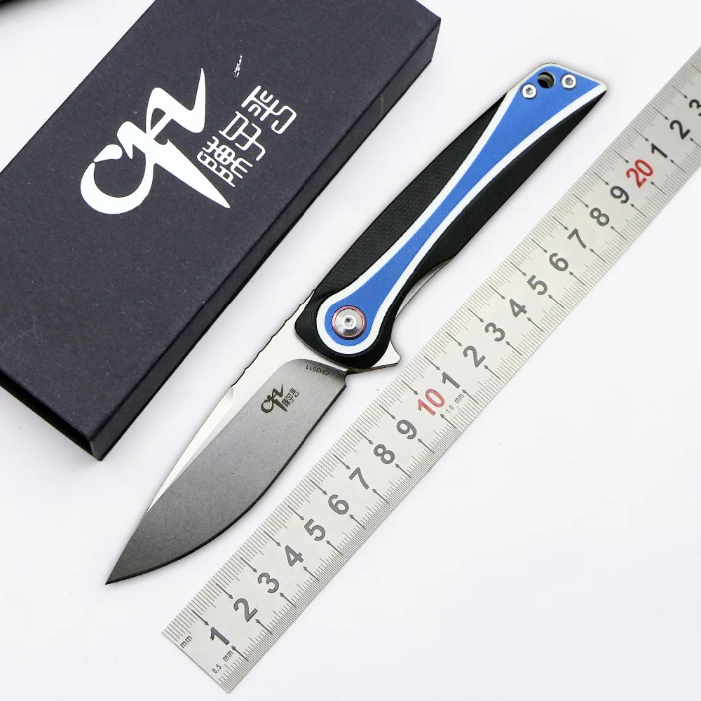 Free Shipping New folding Knife CH3511 154CM Blade G10+Stainess steel Handle outdoor camping hunting pocket knife EDC tools