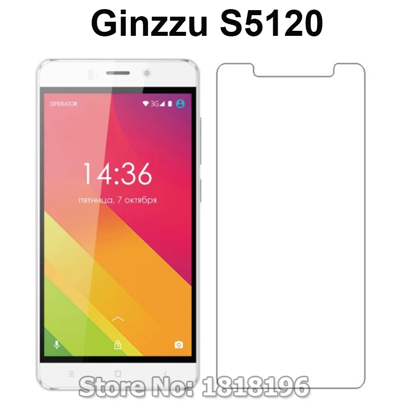 9H Защитная пленка для экрана Ginzzu S5120 Защитная пленка для смартфонов ультратонкое закаленное стекло для Ginzzu S5120 защитная пленка