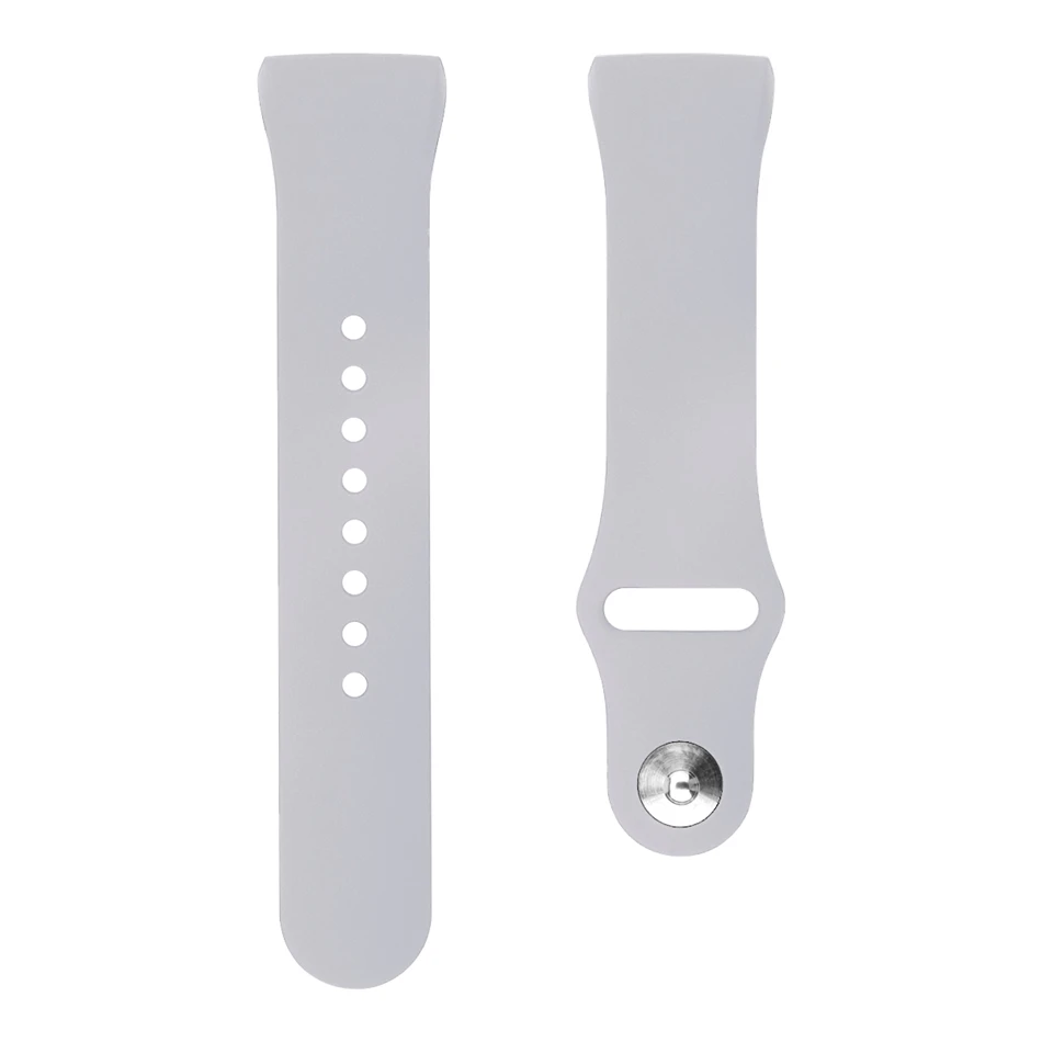 Серый Смарт часы ремешок для Fitbit Charge 3 силиконовые заменить для мужчин t Band Браслет повседневное спортивные простой женские умные часы интимные - Цвет: Серый