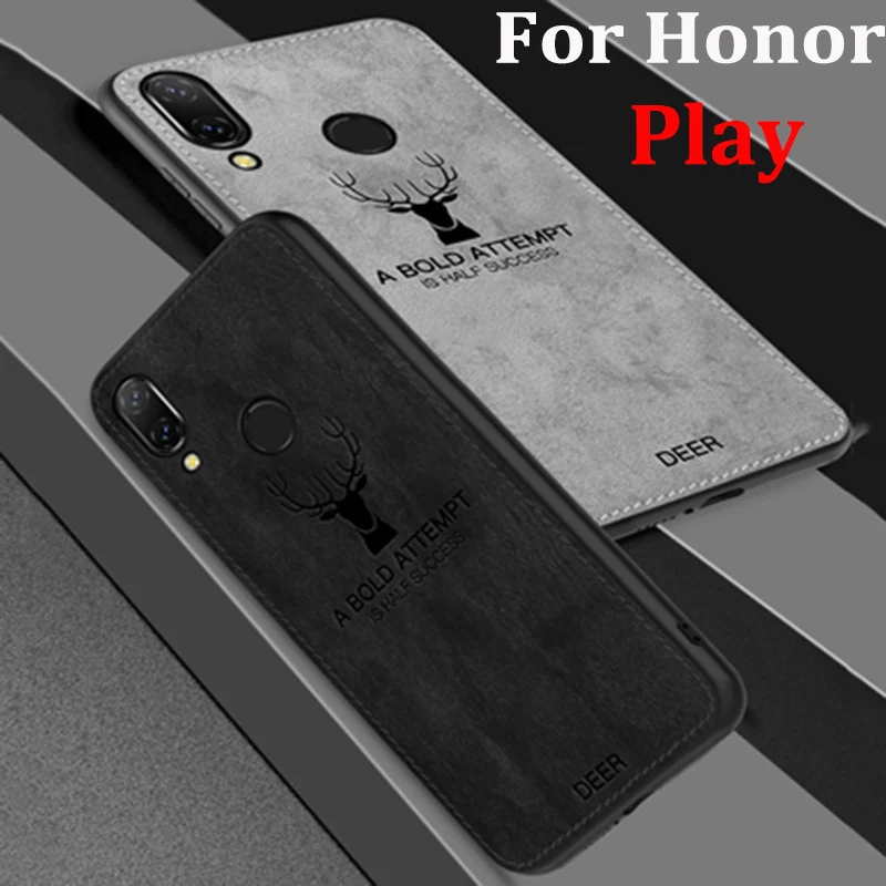 Чехол для Huawei Honor Play мягкий чехол телефона play защитная задняя крышка тканевые +