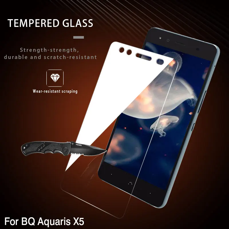 Закаленное стекло DyGod для BQ Aquaris X5 Передняя пленка протектор экрана 5 0 дюйма