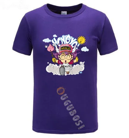 Брендовые мужские футболки Классическая аниме футболка Dr. Slump Arale унисекс