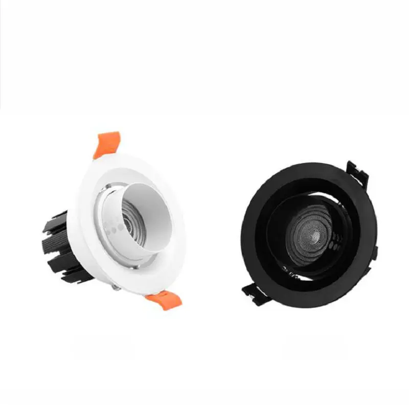 Приглушаемый светодиодный потолочный светильник с зумом 3 Вт 5 7 12 монолитный блок