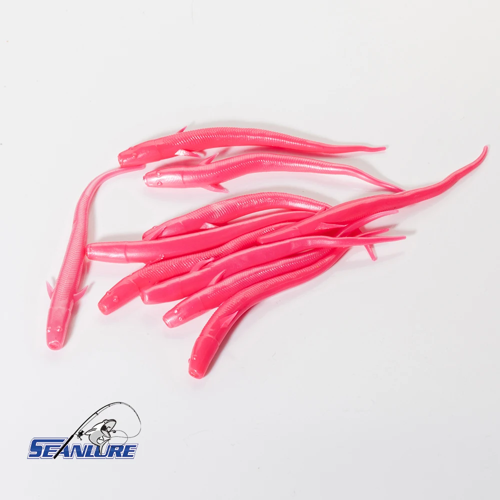 Seanlure 10 шт./упак. 7 см 1 г 3 змееголов желе червь мягкие Пластик искусственная