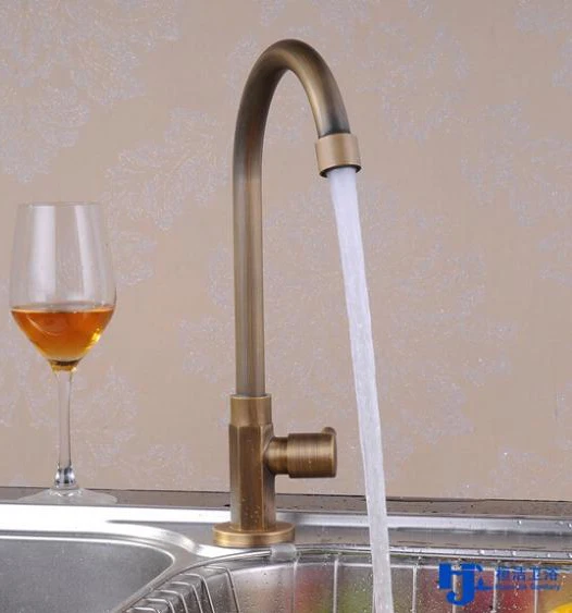 Античный кухонный кран из матовой латуни|kitchen tap|antique kitchen tapantique |