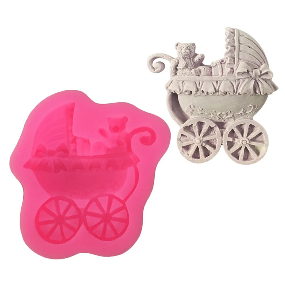 3D детские силиконовые формы для мыла Свеча из полимерной глины Fondant (сахарная)