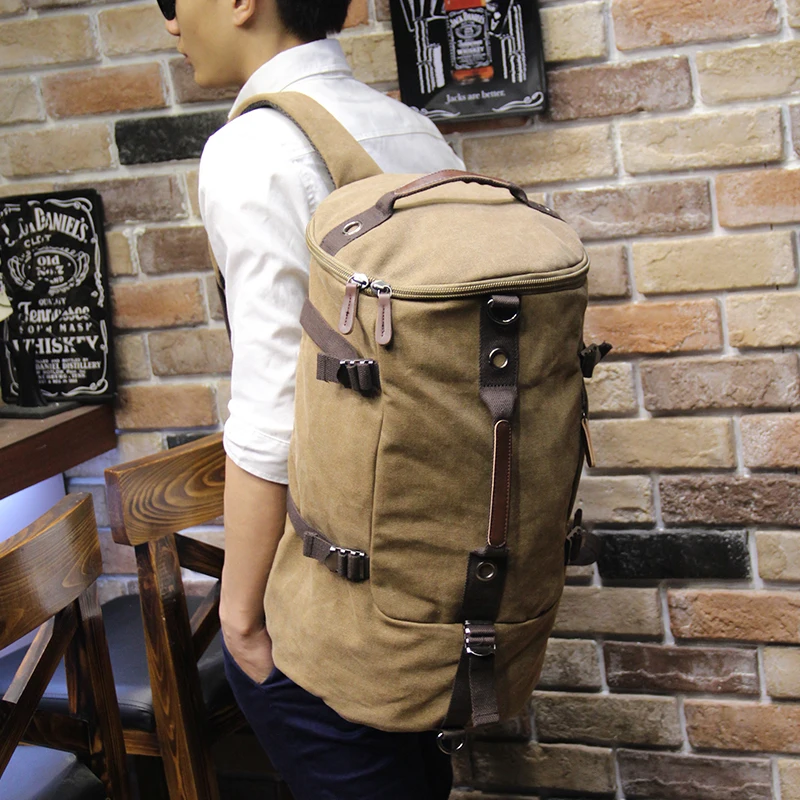 Повседневная дорожная сумка Xiao.p для мужчин вместительный холщовый рюкзак сумки