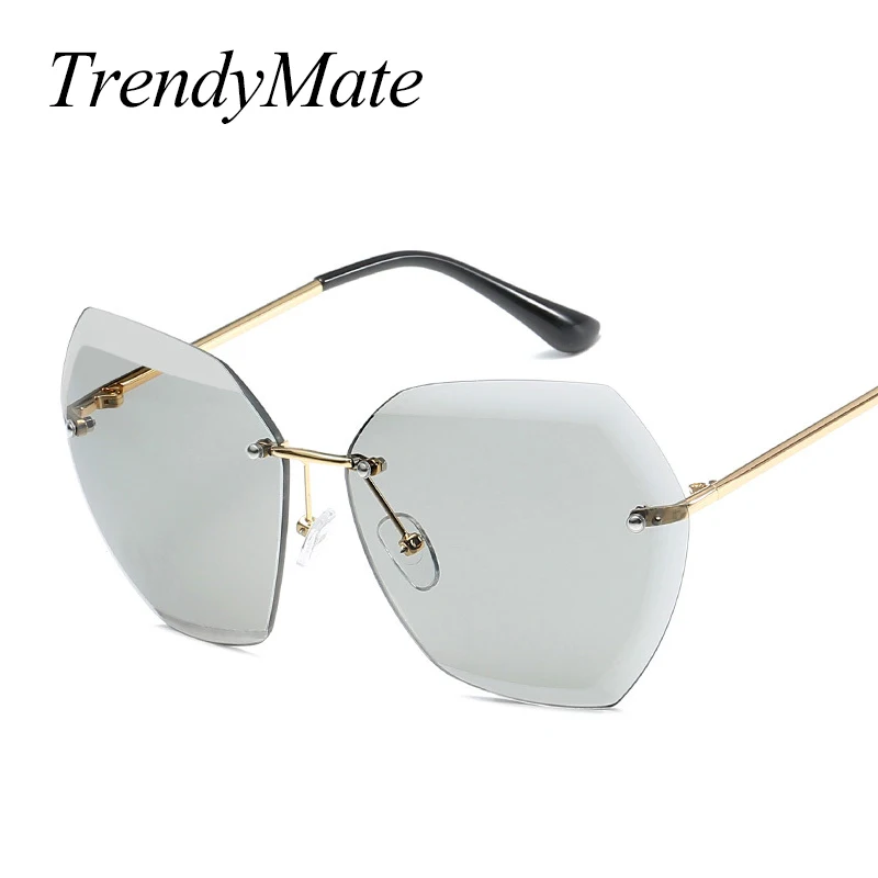 2018 солнцезащитные очки без оправы для женщин и мужчин брендовые дизайнерские Hexago