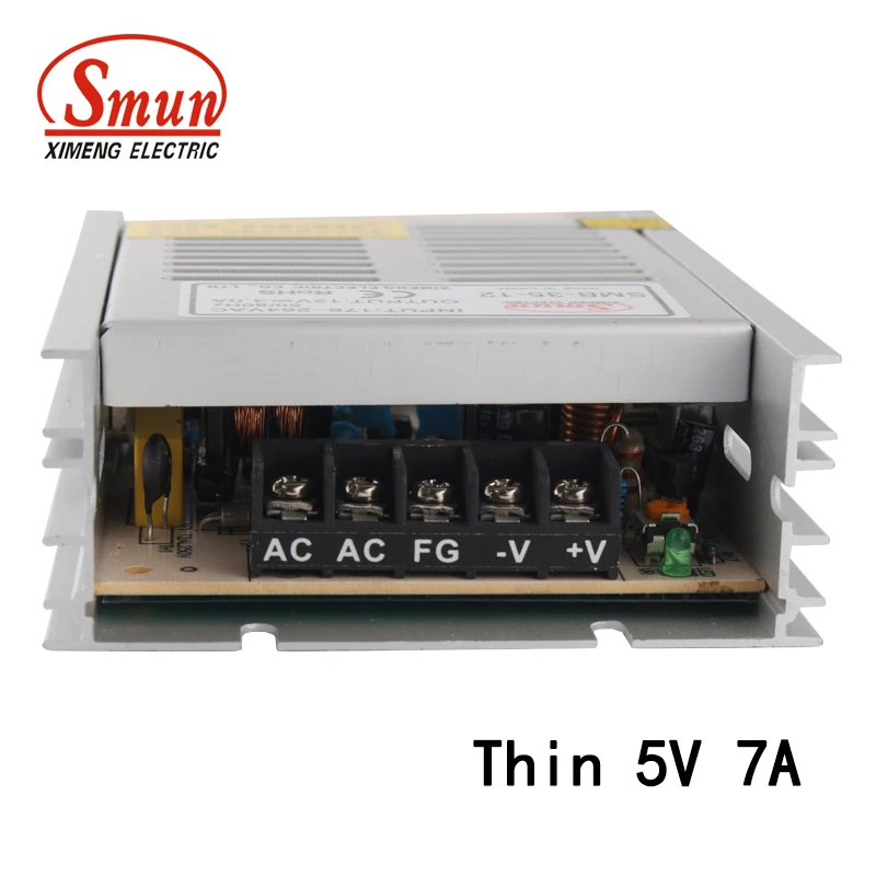 SMUN SMB 35 5 Вт 5VDC выход импульсный источник питания 110В/220В AC Вход небольшой объем
