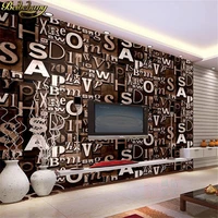 beibehang papel de parede infantil english alphabet cafe doodle wallpaper for walls 3 d living room tv background wall paper