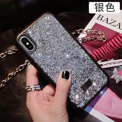 Новые 6s роскошные стразы XSMAX Swarovski мобильный телефон оболочки iPhone8plus/7 p сетка