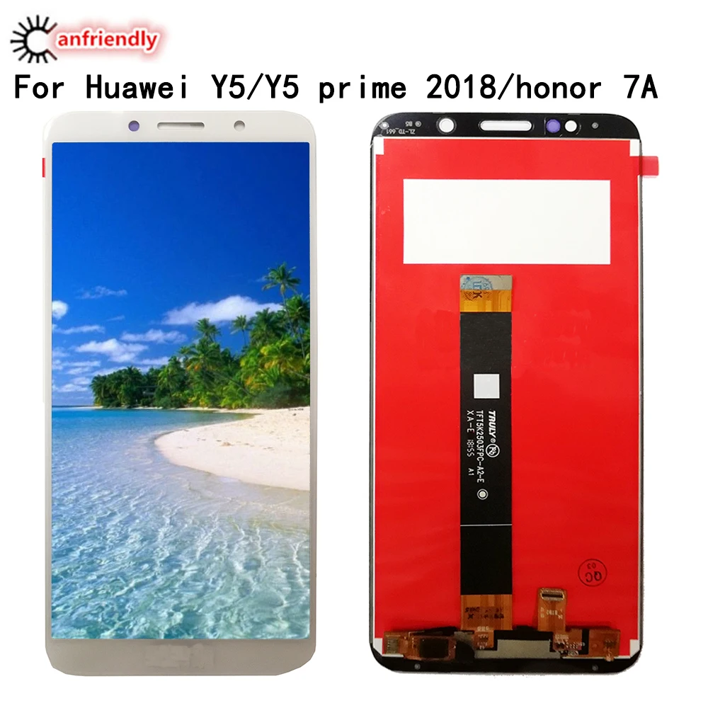 

5.45" For Huawei Y5 prime 2018 RU honor 7A DRA-LX2 L01 DUA-LX2 L21 LCD Display Touch panel Screen Digitizer with frame Assembly