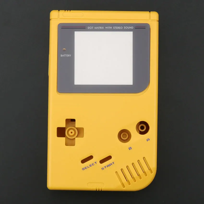 Юйси для GameBoy Классическая игра Замена чехол Пластиковый корпус для nintendo GB корпус консоли - Цвет: Yellow