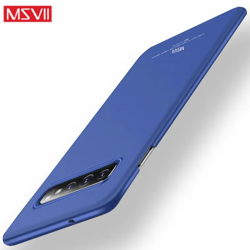 Для samsung Galaxy S10 E plus чехол MSVII защитный чехол Жесткий PC задняя крышка Coque для samsung Galaxy S8 S9 PLUS S 10E чехол для телефона