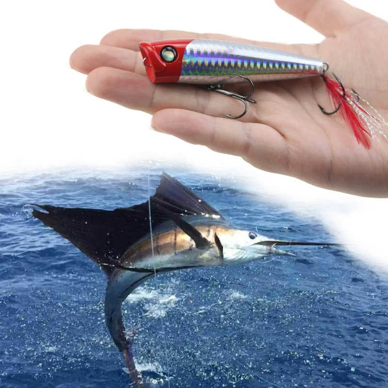 Runature Shine Popper 85 мм 15 г плавающая твердая приманка 5 цветов рыболовная искусственная