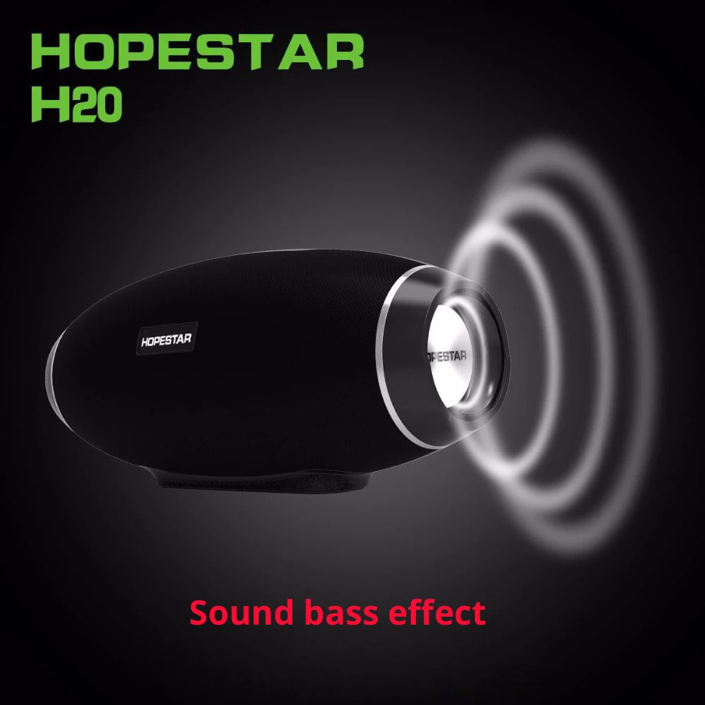 HOPESTAR H20 регби 30 Вт Bluetooth динамик Колонка ПК беспроводной портативный мини
