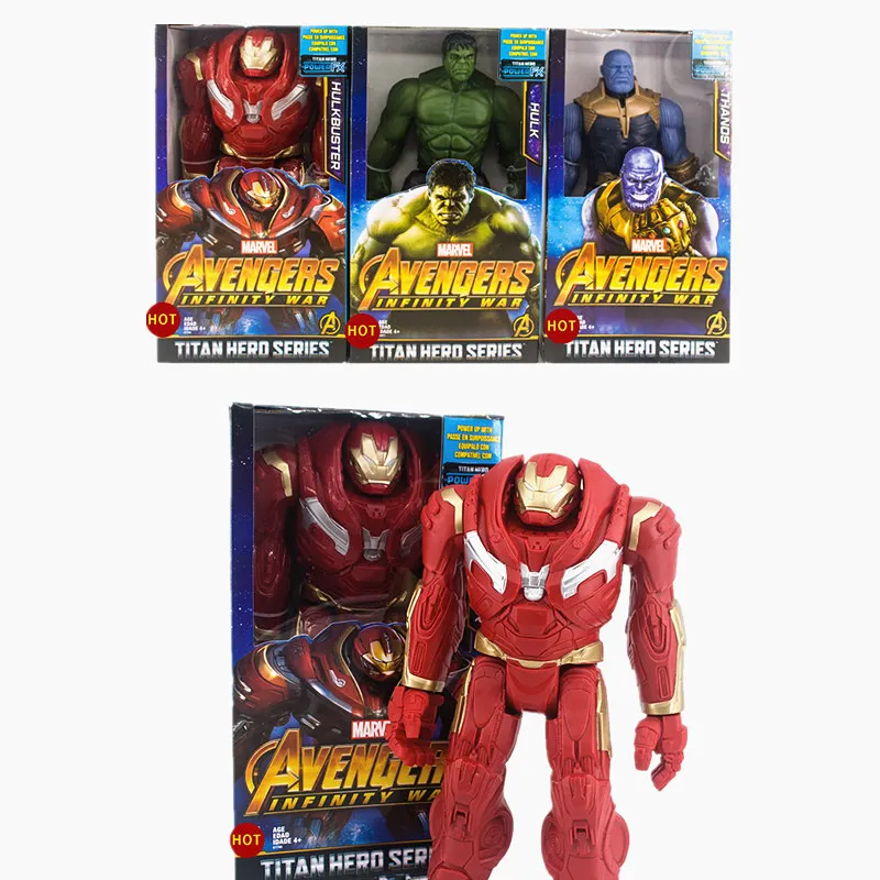 29 см аниме Марвел из Мстителей Халк халкбастер танос ПВХ фигурка Коллекционная