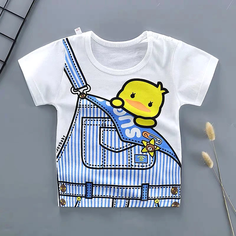 

Рубашка с коротким рукавом для мальчиков и девочек 1-2-3-4 лет