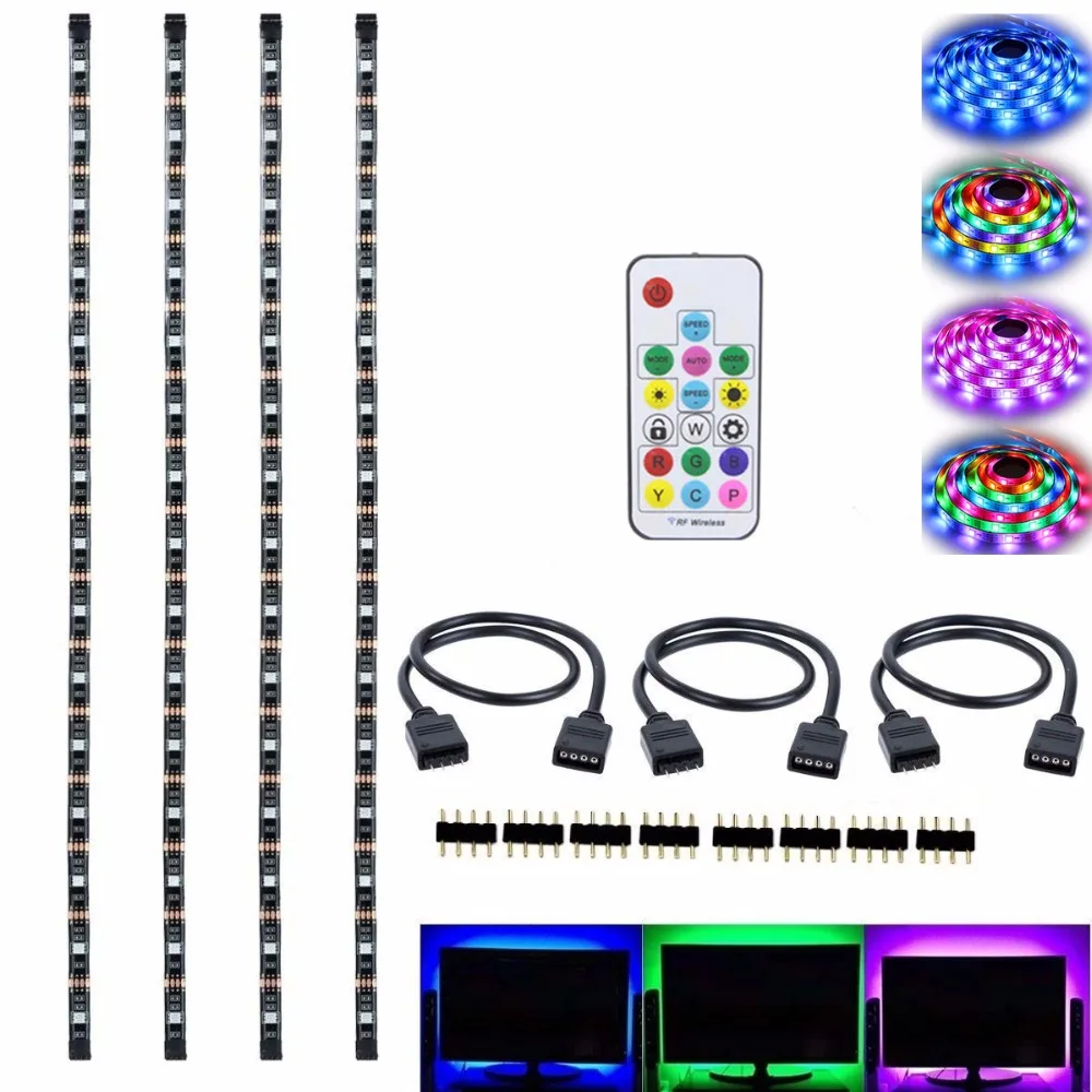 USB RGB Светодиодная лента 5 в ws2812 ws2812b Водонепроницаемая 5050 Гибкая светодиодная